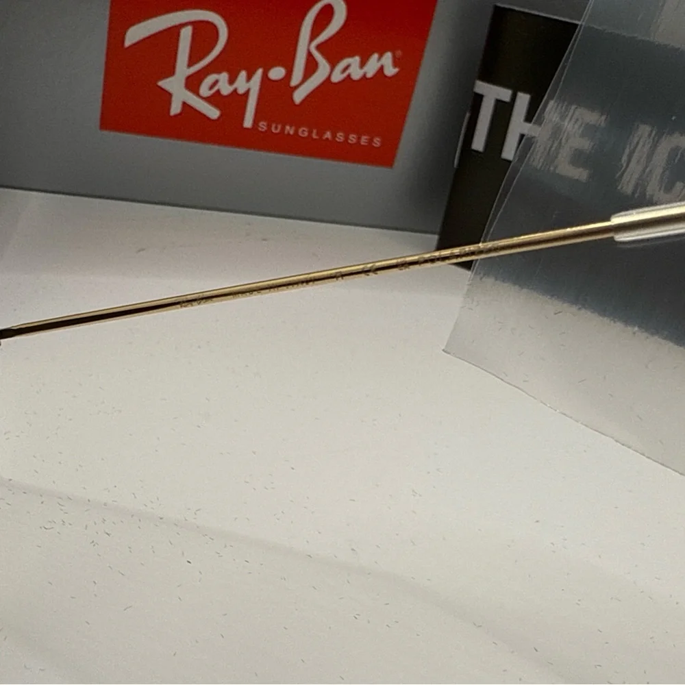 Ray-Ban Sunglasses RB3025 Aviator Classic 58mm Gold Frame Polarized Green Lens - Picture 6 of 12